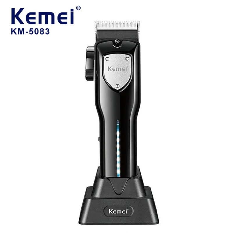 

Kemei barbershop professional hair trimmer for men electric beard trimmer rechargeable clipper hair cutting machine set KM-5083