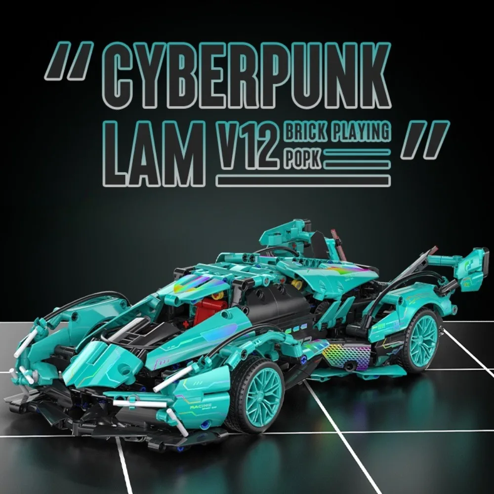 1:14 blocos de construção técnicos rc carro corrida velocidade veículo modelo brinquedos construção super corredores tijolos brinquedos para crianças presente