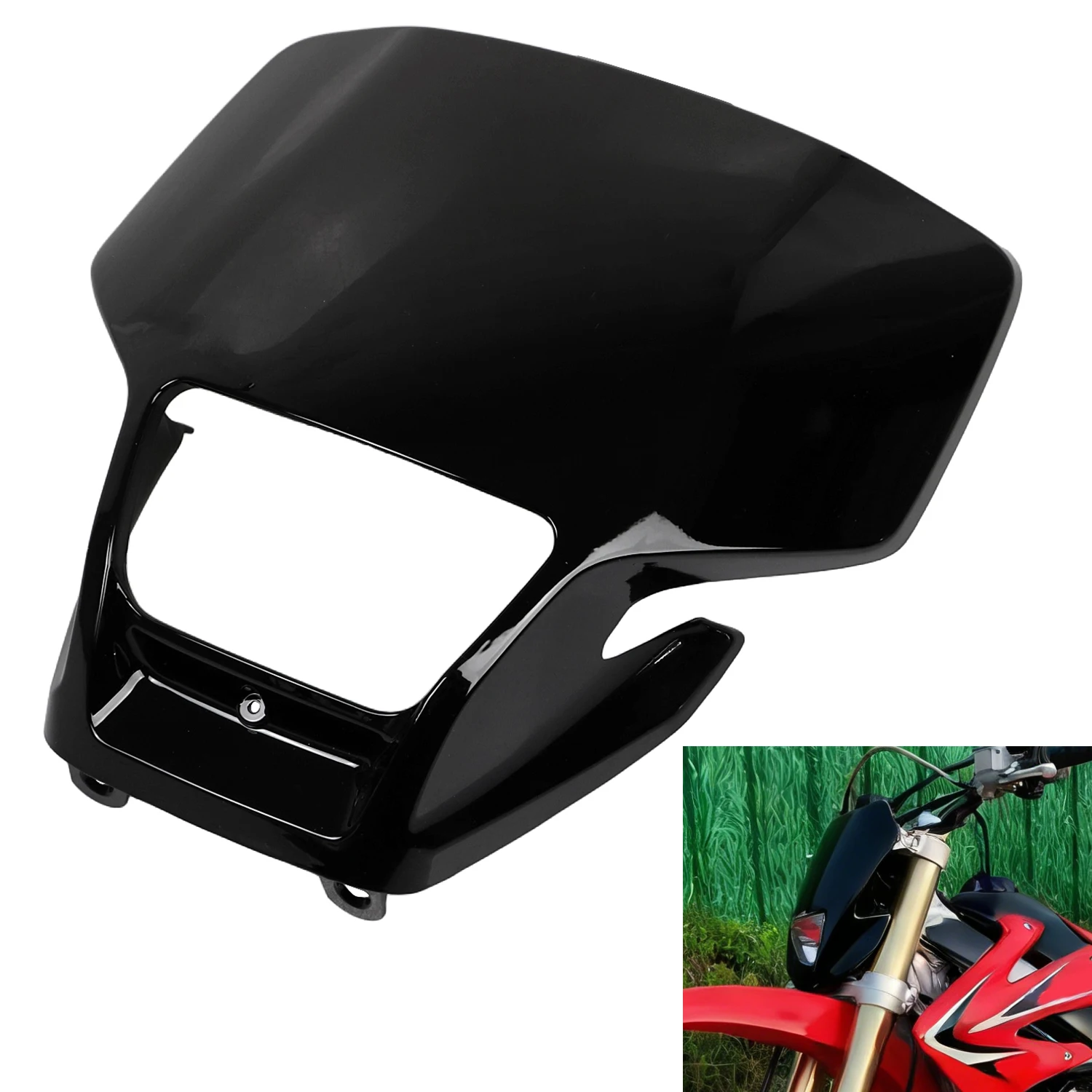 Motorcycle For Honda CRF250X 2004-2007 2005 2006 Headlight Cover Shroud Visor Plate CRF450X 2005-2007 2006 Accessories
