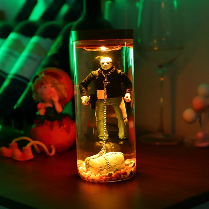 Voorhees Lamps, Voorhees Water Lamps, Horror Lamps, Horror Movie Merchandise, Horror Collectors Water Lamps