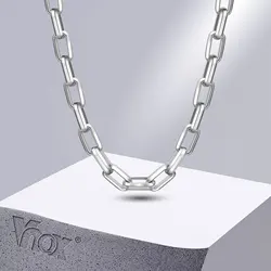 Vnox 9.2mm Heavy Chain Necklaces for Men Women, Cool Bold Punk Rectangle Link Chain Choker Collar, Unisex Rock Jewelry