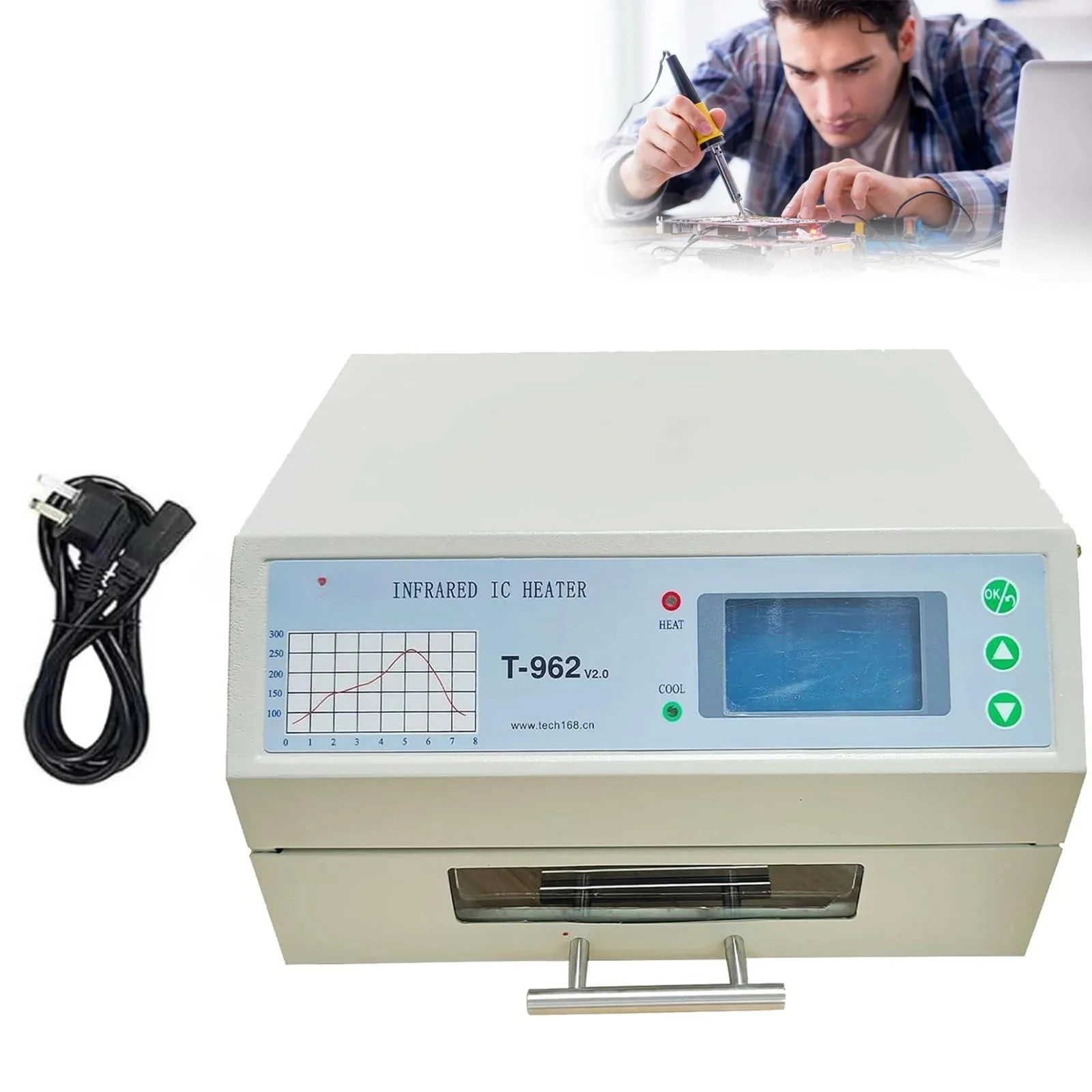 Reflow Oven Pcb T962 - 2026800W Automatische Reflow Machine, T962 Reflow