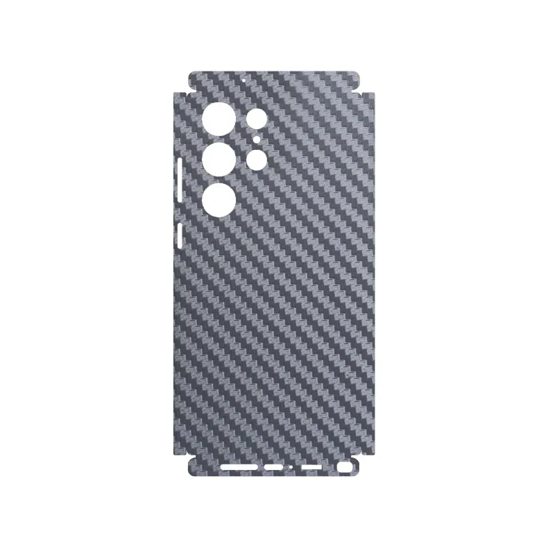 3D Carbon Fiber Skin Grain Full Body Phone Protector Sticker For SAMSUNG GALAXY S23 Ultra S23 Plus S23 S22 Back +Sides Wrap Film