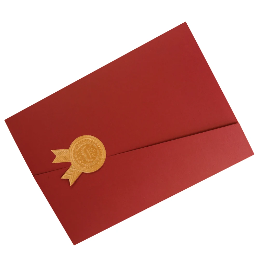 

Certificate Cover Personalized Honor Protective Paper Award Letter of Appointment