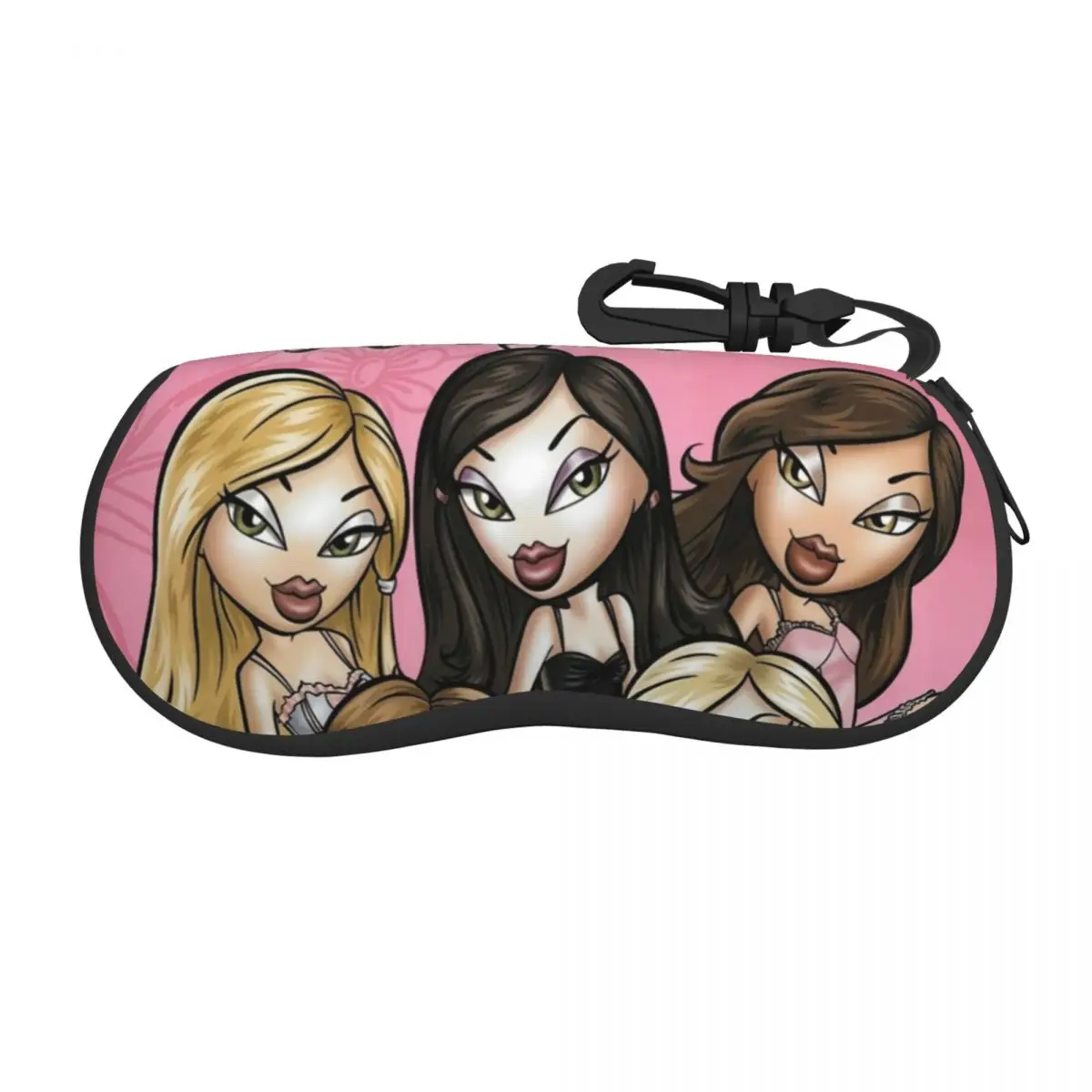 Custom Bratz Doll Shell occhiali da vista custodie protettive custodia per occhiali da sole moda Tv Movie Cartoon Glasses Bag