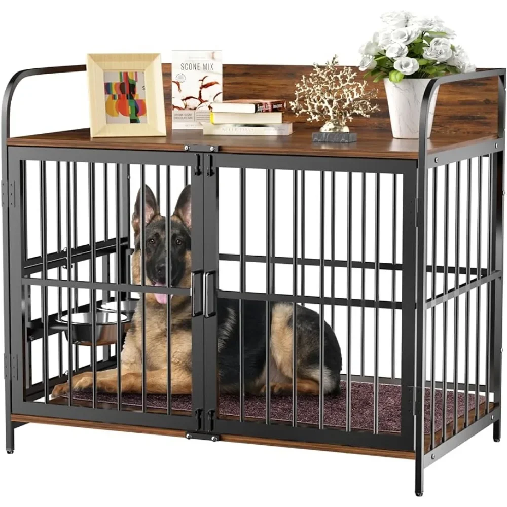 Little Houses for Dogs Modern Decorative Dog Cage End Table Campaign House Large Dog Crate Furniture Crates-f- Houses & Pens Pet