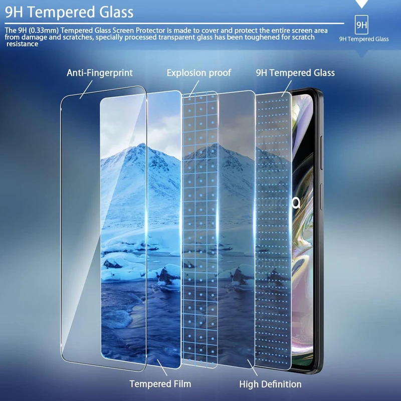 Tempered Glass For Motorola Moto G31 G41 G42 G45 G52 G82 Screen Protector Film HD Crystal 9H Protective Transparent Phone Glass