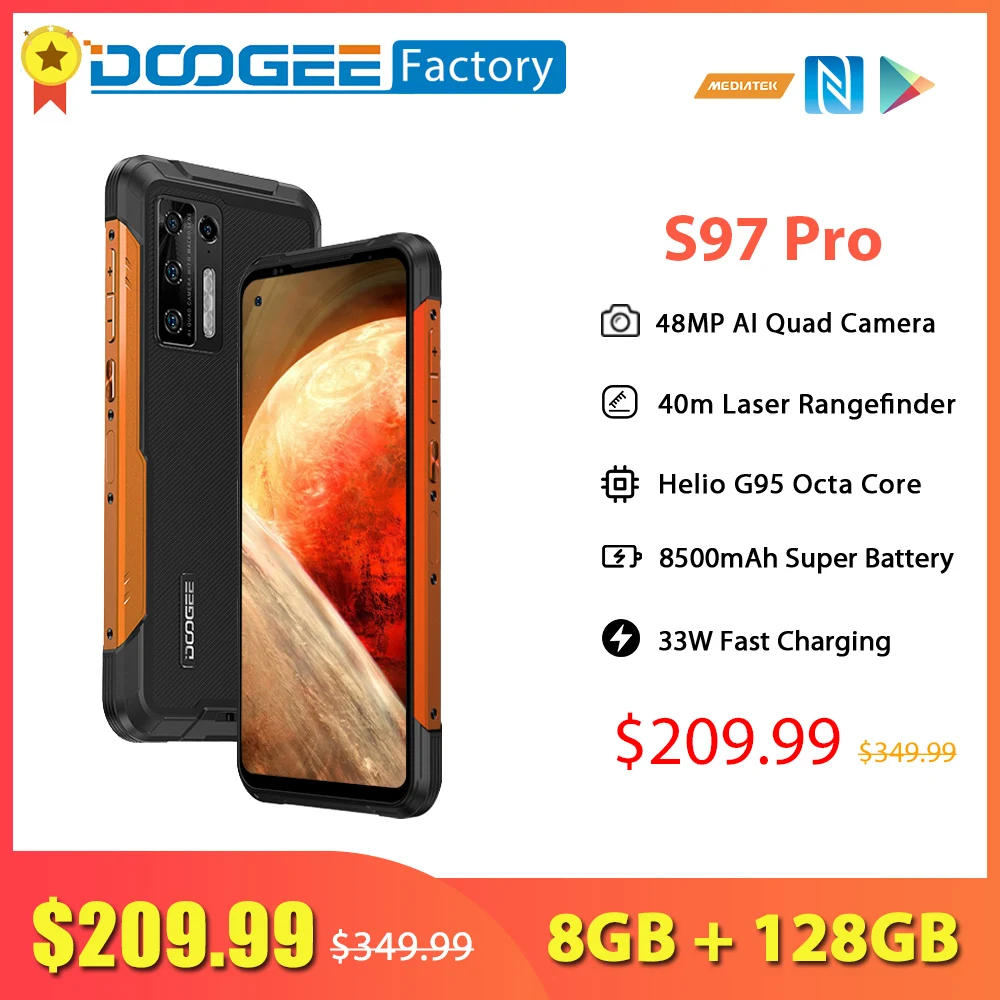 DOOGEE S97 Pro 8GB+128GB 48MP AI Camera 40m Laser Ranging Smartphone ราคา 209.99 คือคุ้มค่าหรือไม่? รีวิวจริงจากผู้ใช้งานจริง