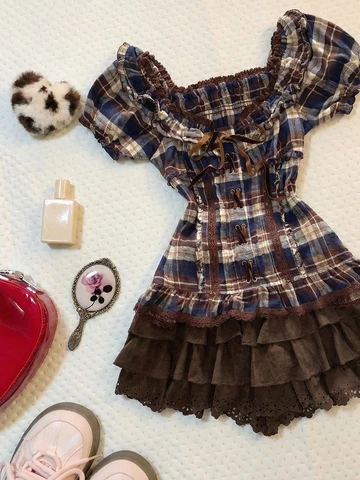 Женский комплект Sweet Lolita хлопок полиэстер