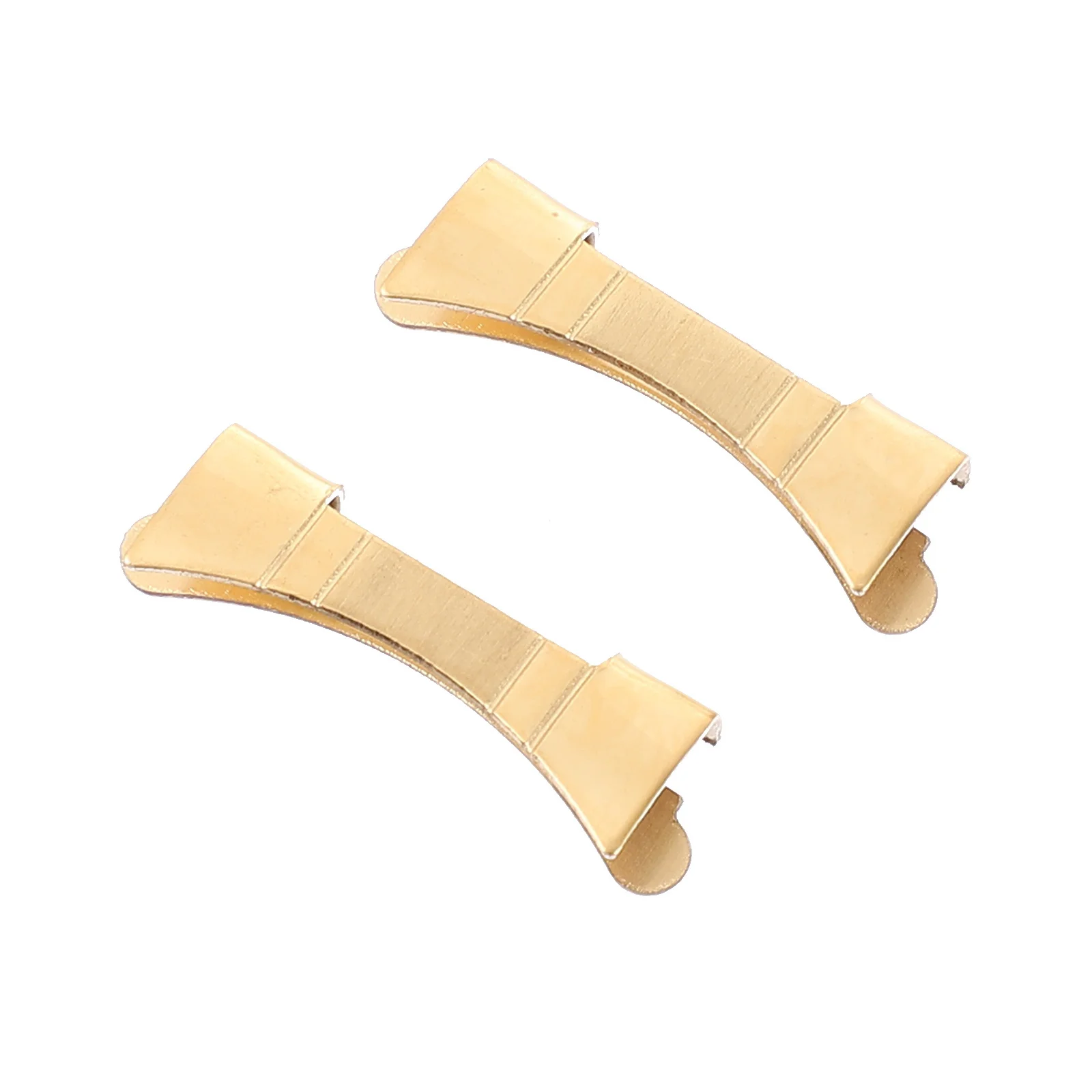 

1Pair Stainless Steel Watchband Connector Link Ends Easy Install Watch Strap DIY Repair Replaceable Parts Watch Strap Link Ends