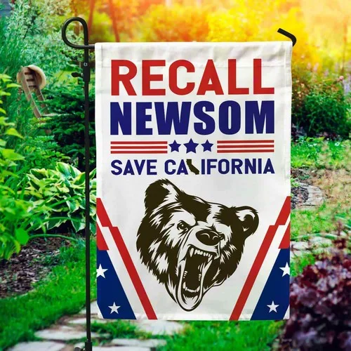 Recall Newsom Save California CA Recall Governor Newsom Not My Graden Flag UUI GGX
