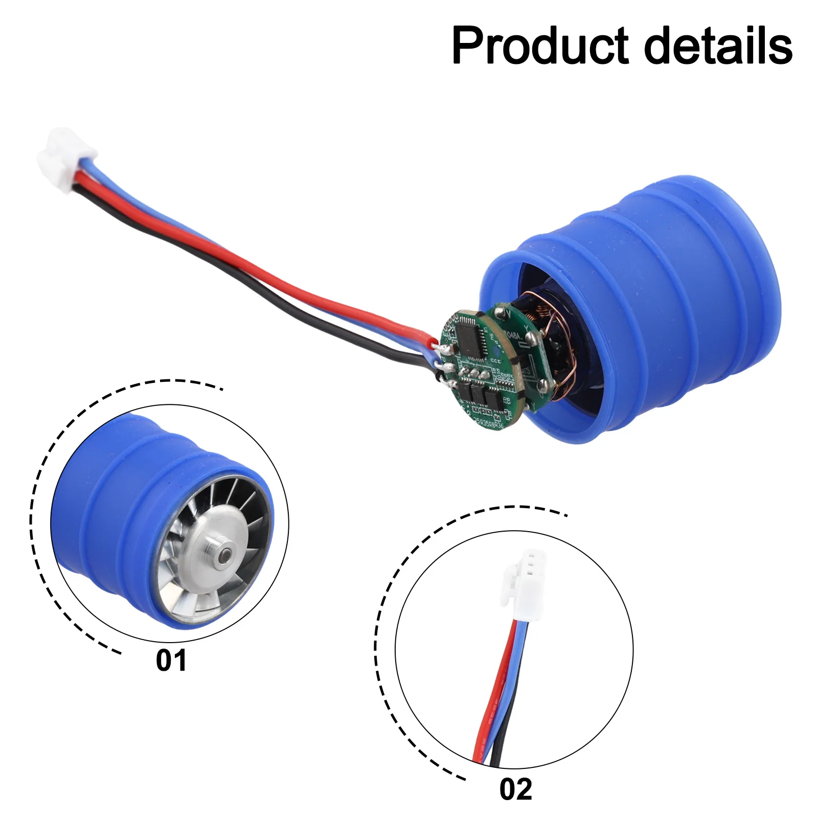 Cooling Fan Brushless DC Motor Cooling Solutions Safe And Reliable Operation 7.4V Power Supply Low Friction Performance