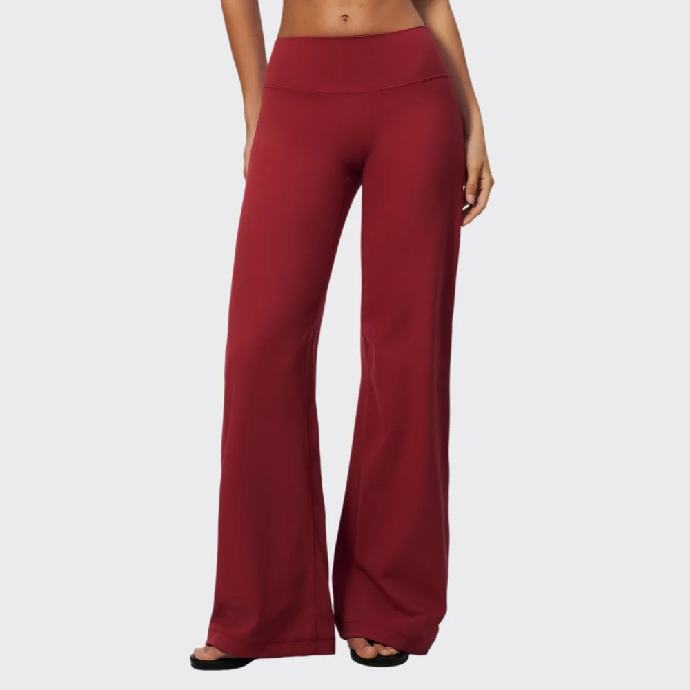 Women High Waist Wide Leg Yoga Pants Fitness Bell-bottoms Women's Elastic Push Up Sports Tights Yoga Gym Workout Flared Leggings