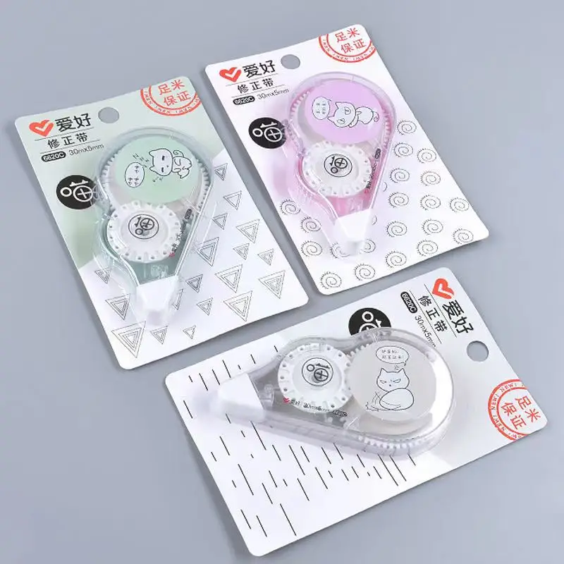 

New Cute cartoon Cat correction tape 5MM*30M Kawaii Student portable learning stationery Scrapbooking Diary decoration Corrector