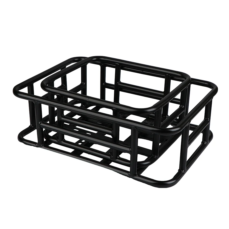 AliExpress NONE 【M】Rear Bike Basket Bicycle Cargo Rack Bag Large Capacity E-Bike Basket Bike Baskets Rear Removable Metal Rack For Most Bike