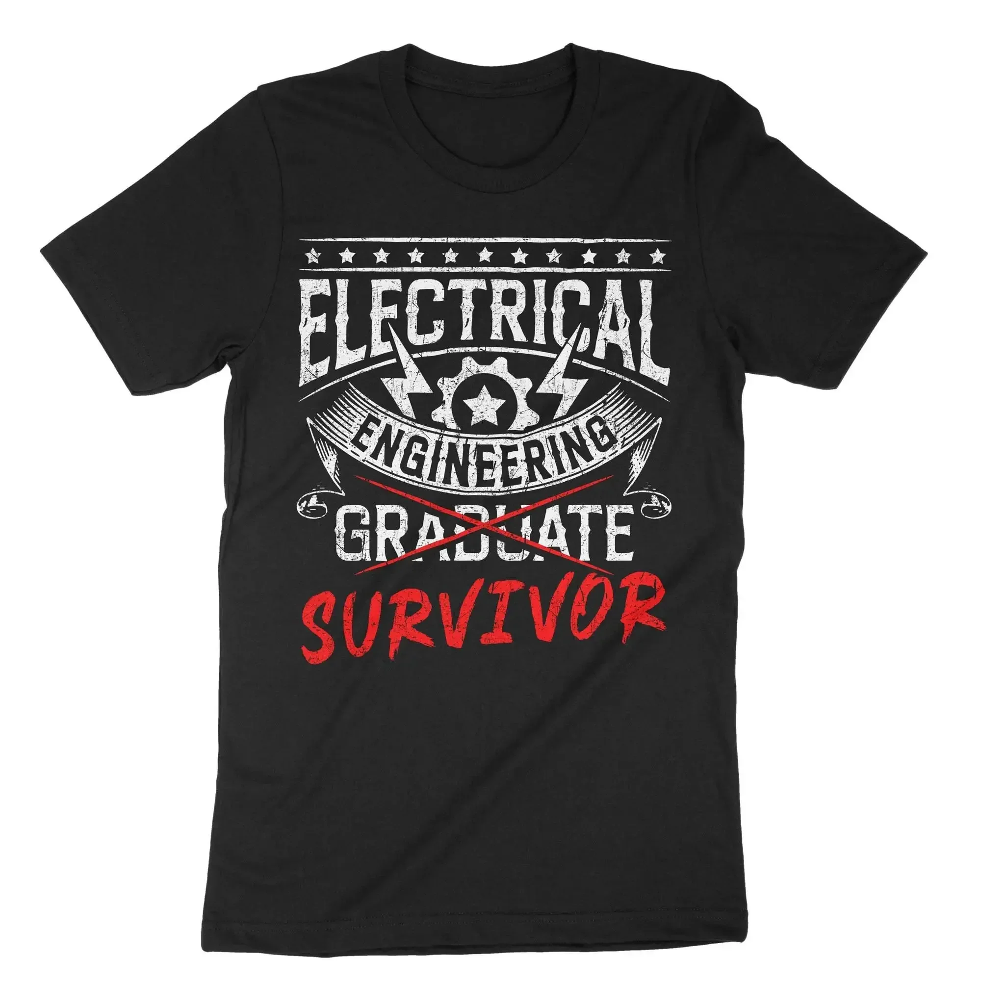 Electrical Engineering Survivor T Shirt For Engineers Electrician Graduation Lineman Wirings
