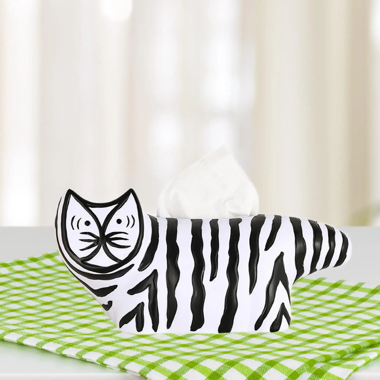 Tissue Box Holder Tissue Dispenser Paper Case for Restaurant Car Bathroom