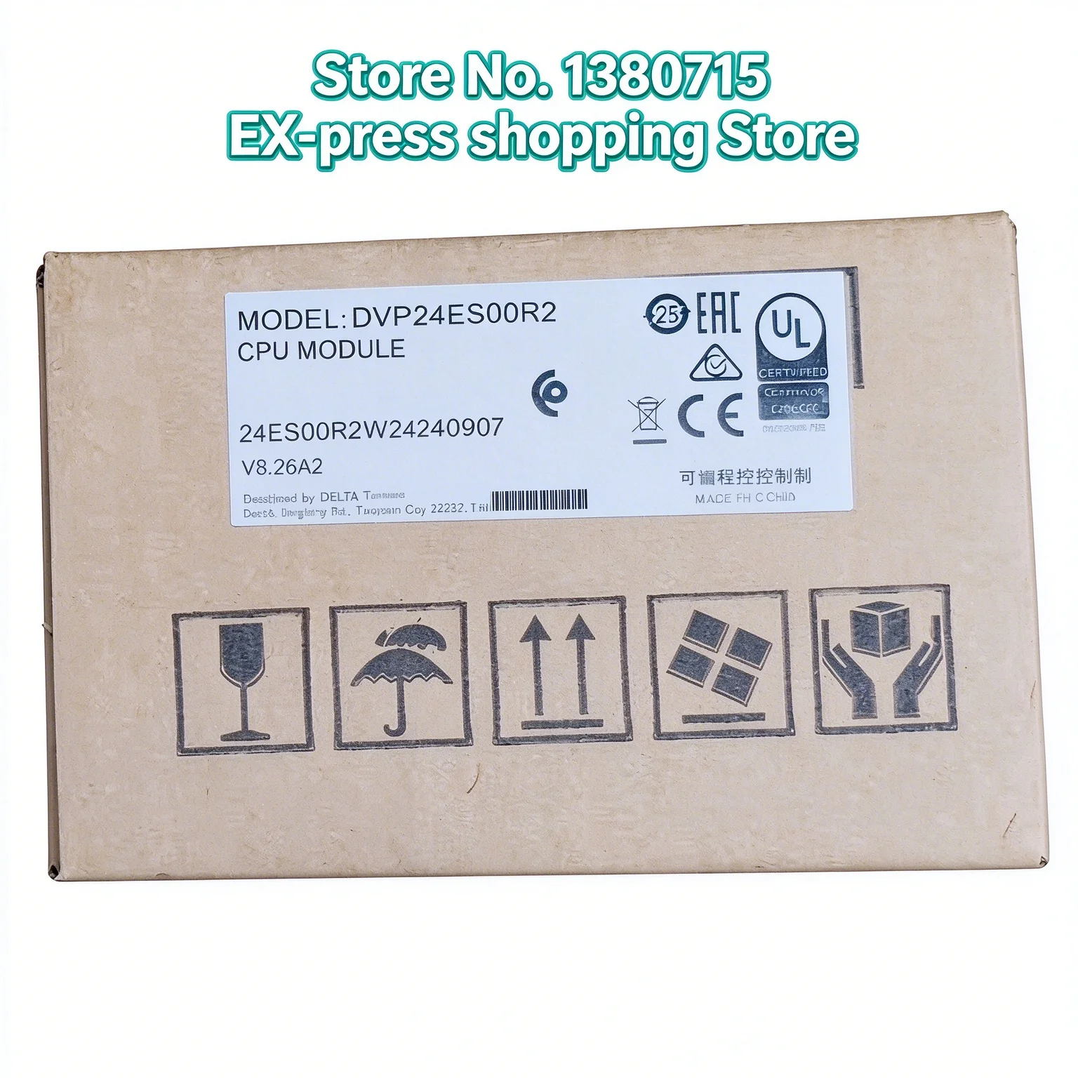 New Original DVP24ES00R2 PLC 100-240VAC 16DI 8DO Relay Output