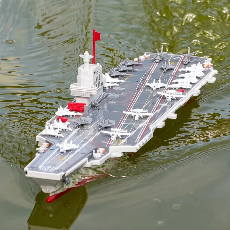 New Rc S27 Aircraft Carrier Model Remote Control Warship Boat Sailing On Water Liaoning Military Ship Gift For Adult Collectors