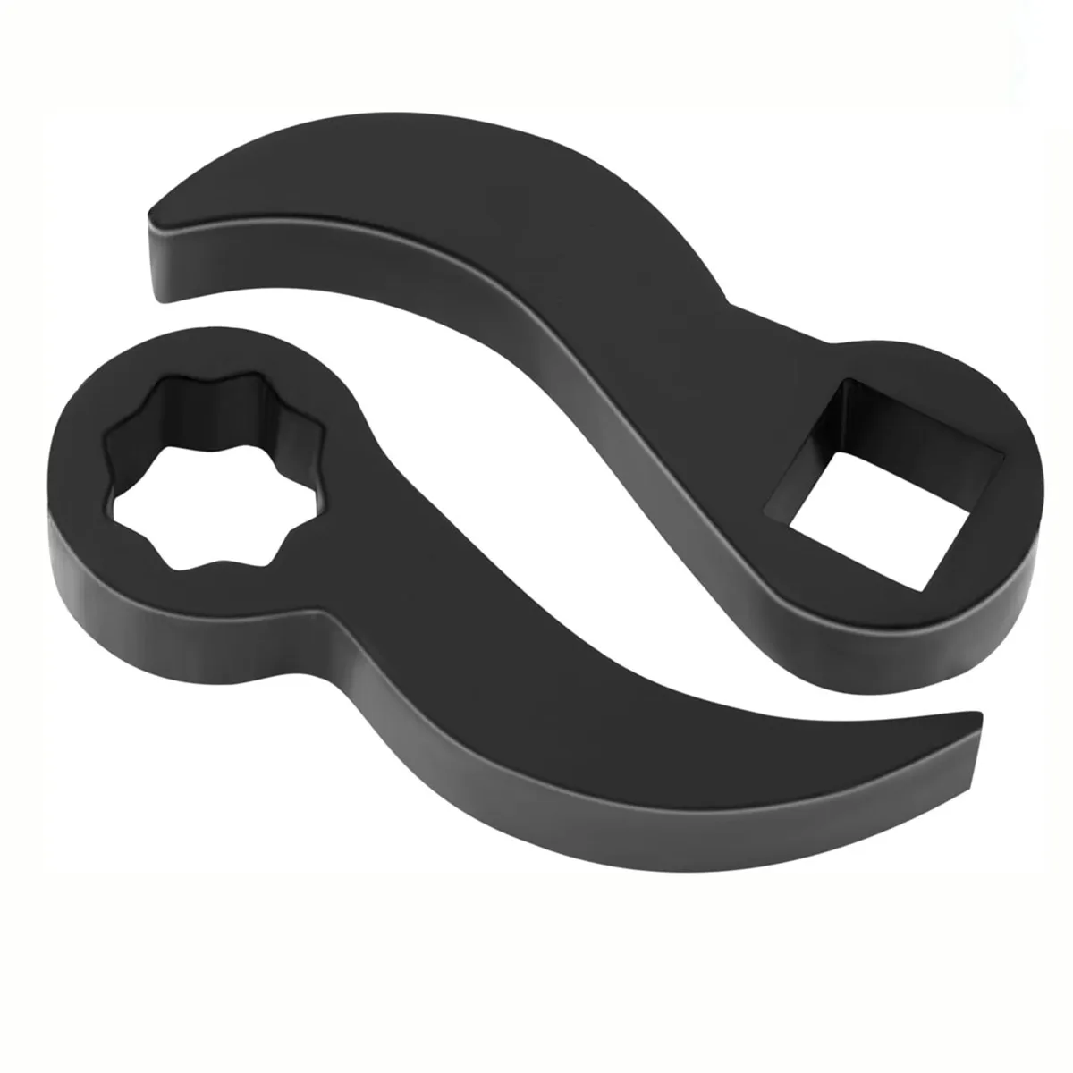 

2Pcs Car Angle Type Half Axle Disassembly Tool Drive Pry bar Adapter Bar Fits1/2 Ratchet for Disassembling Axles Repair Tool