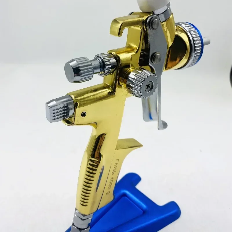 Suntool 4000B LVMP Paint Spray Gun Gravity 1.3mm With 600CC Plastic Tank Repair Air Tools Low Pressure Airbrush