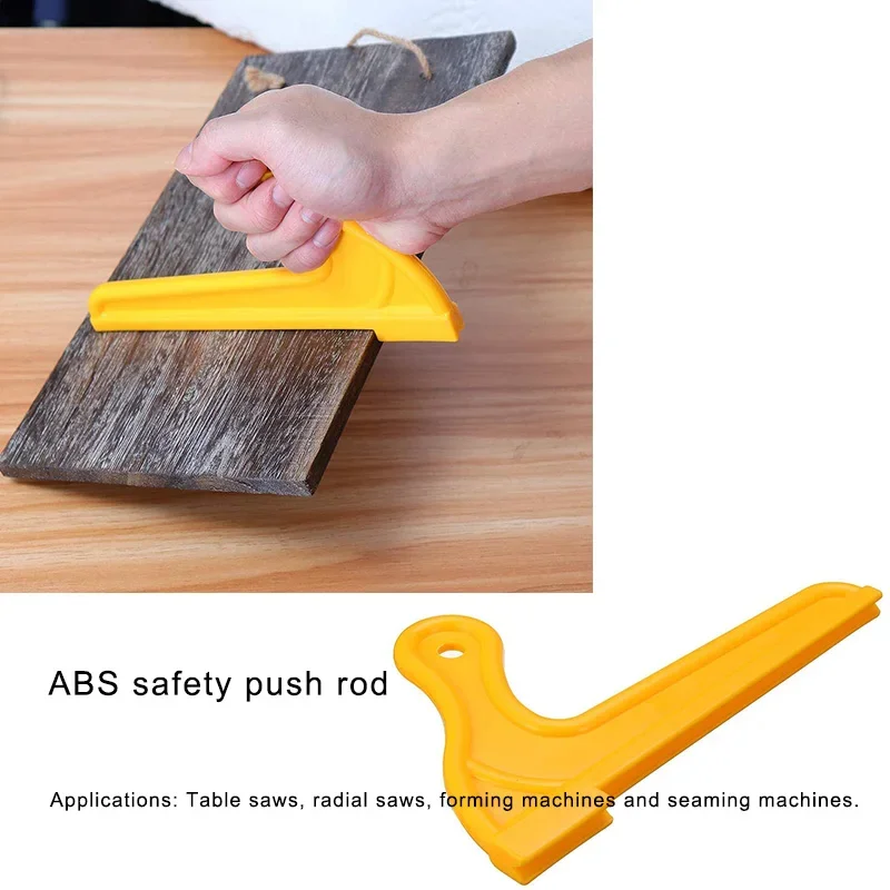 Scie de table de travail de calcul de table de protection des mains, poussée de sécurité, routeur à bande, scie à panneau, mangeoire robuste, structure du corps en ABS, plus récent