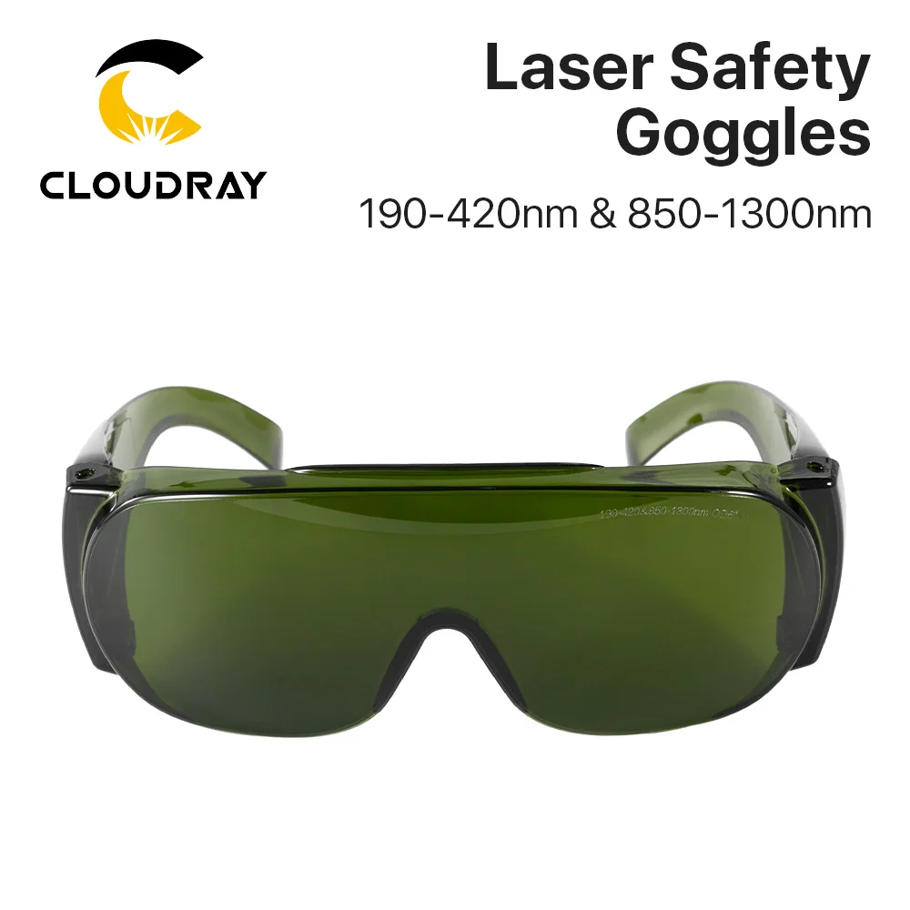 Cloudray 1064nm gogle ochronne styl B laserowe okulary ochronne 850-1300nm OD6 + CE do lasera światłowodowego