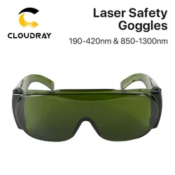 Cloudray-gafas protectoras para láser de fibra, 1064nm, estilo B, 850-1300nm, OD6 + CE