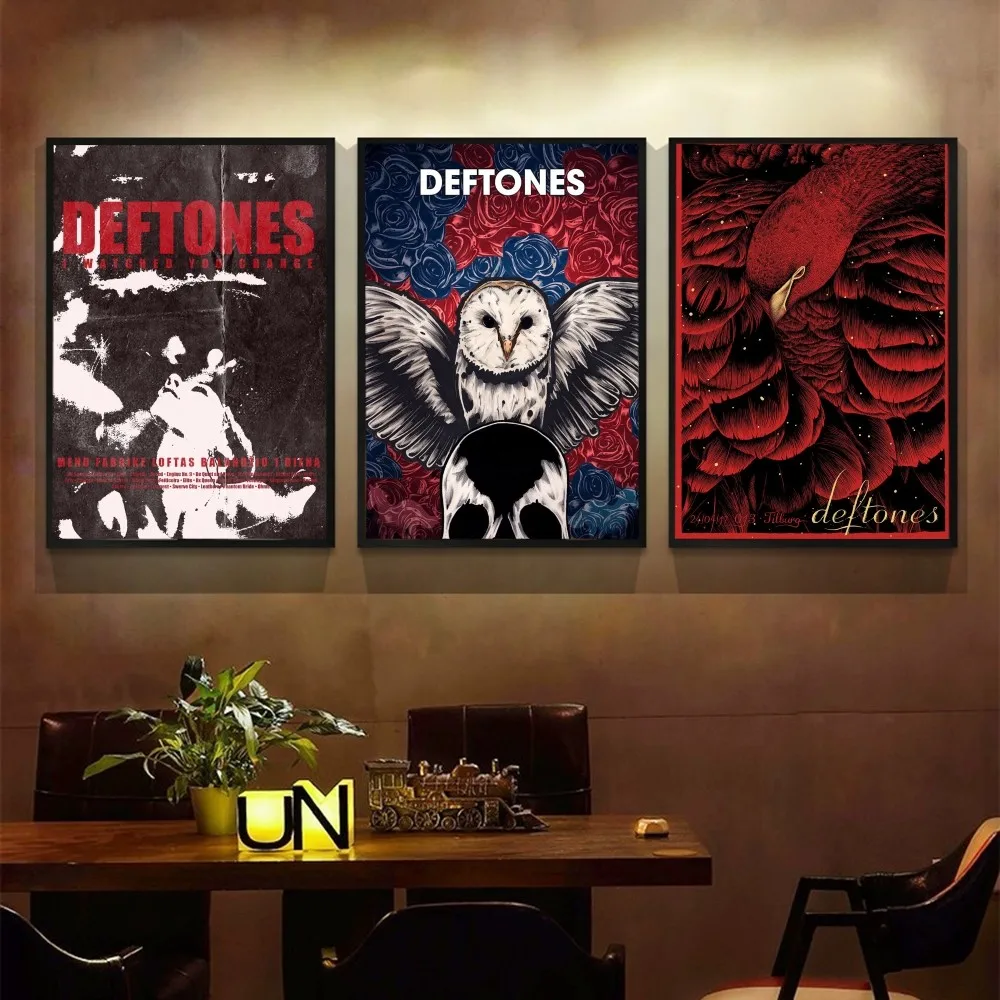 

Retro Band Deftones Classic Vintage Posters Vintage Room Home Bar Cafe Decor Nordic Home Decor