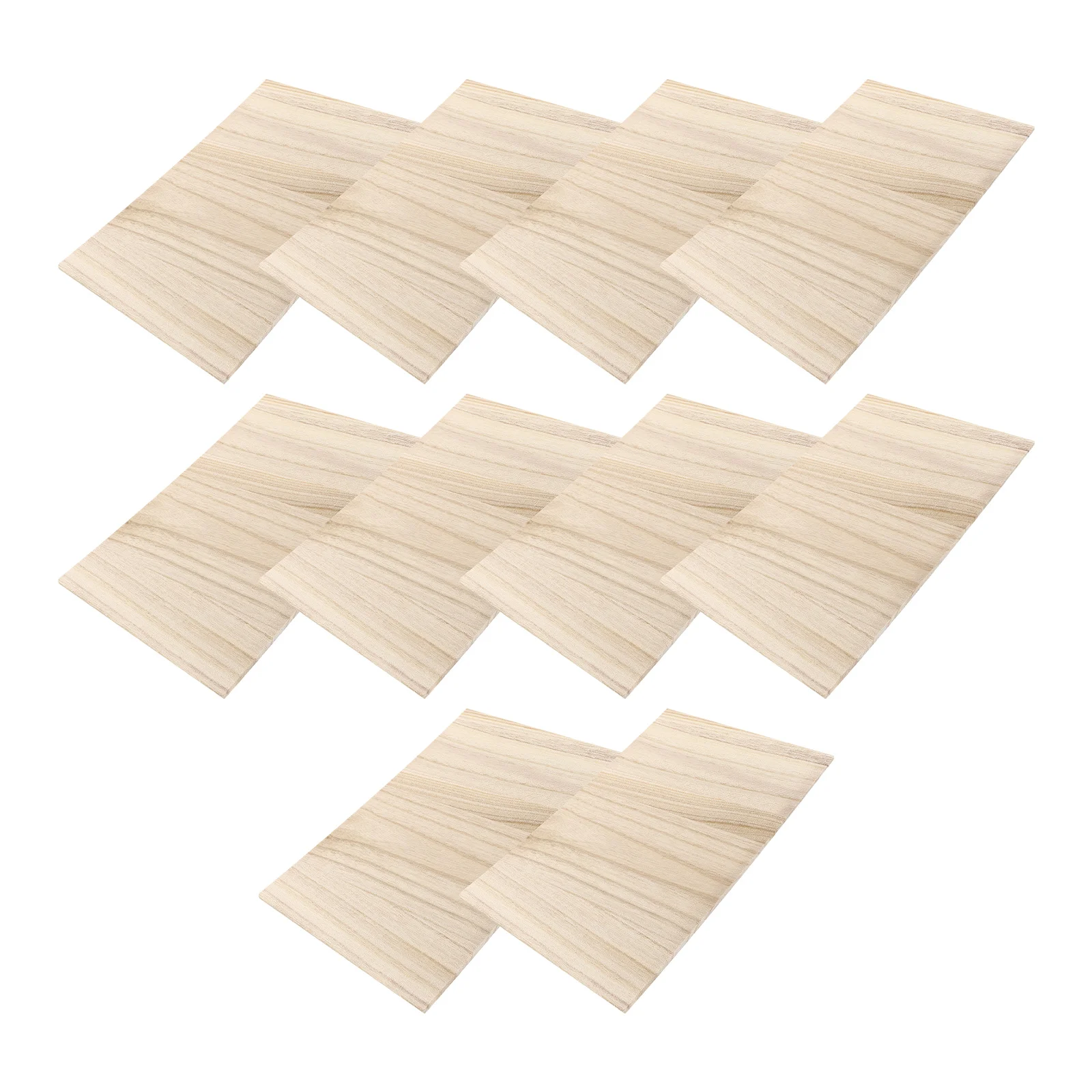 

10 Pcs Taekwondo Plank Training Board Versatile Professional Breaking Wooden Exercising Child