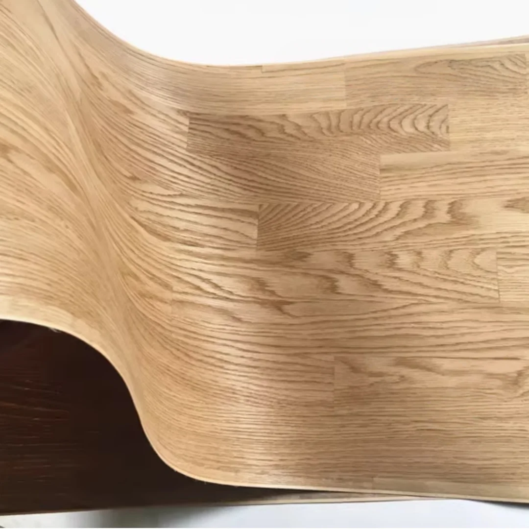 Thick:0.4mm Length:2.5m Width:400mm Natural North American Oak Engineered Jointed Wood Veneer Sheet Home DIY Handcrafts Decor