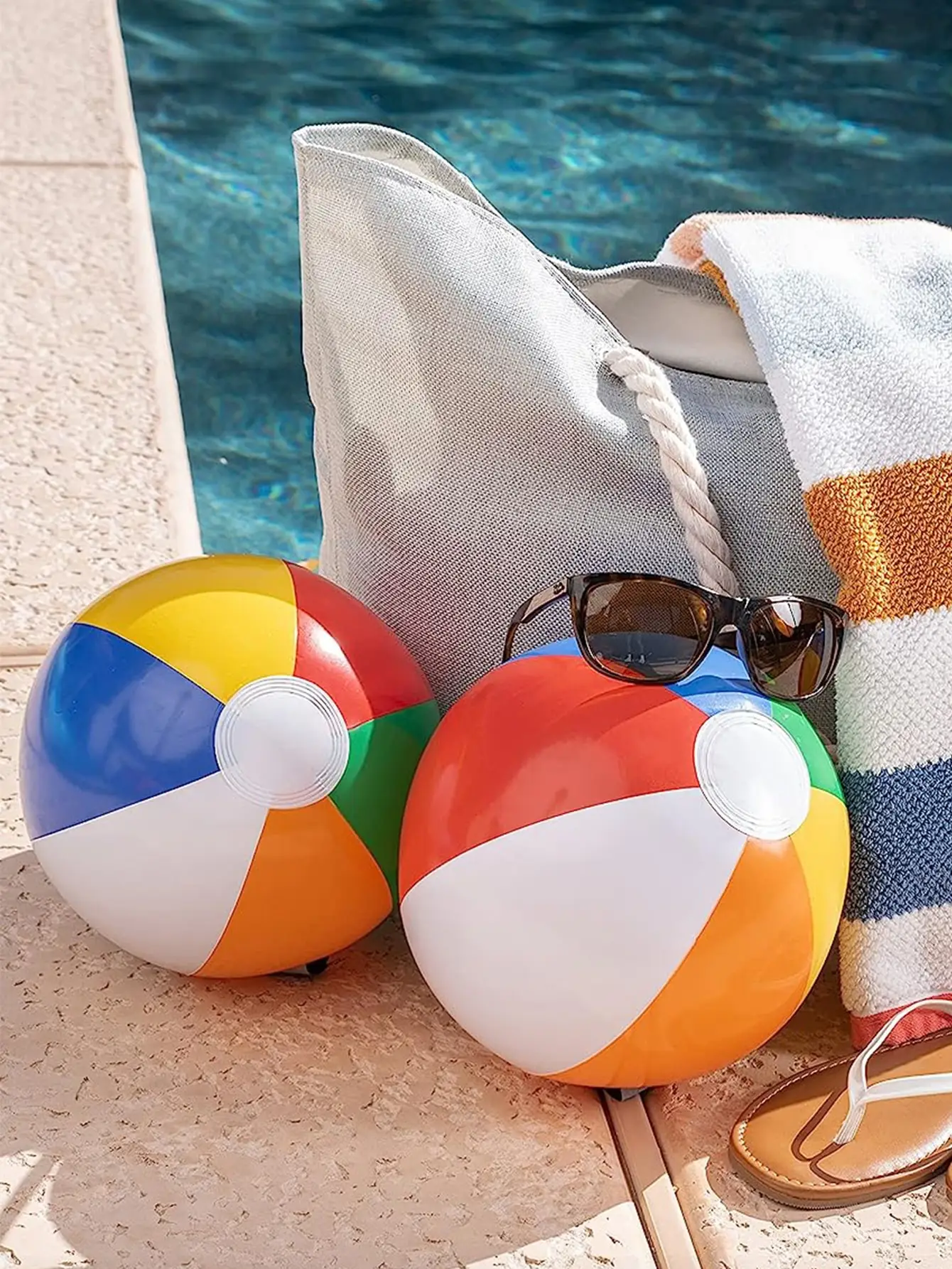 Set Pool Party Beach Balls, Party Decor, Party Supplies, Pool Supplies,Pool Decor, Summer Decor, Cool Stuff