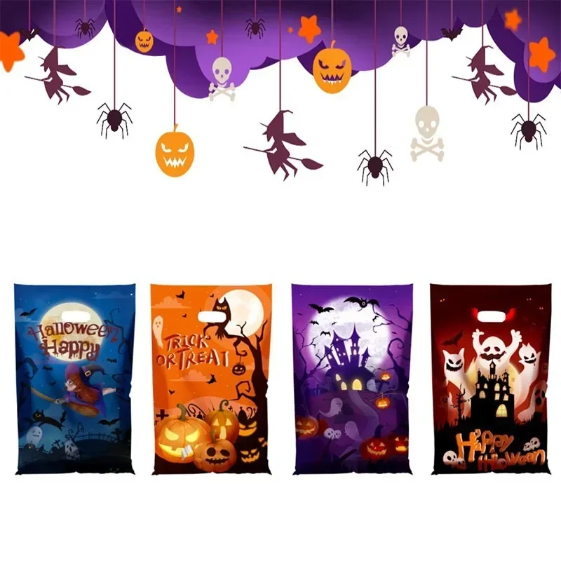 Halloween-Kürbis- und Totenkopf-Süßigkeitentasche, Handtasche für Süßes oder Saures für Kinder, gruseliges Partyzubehör, Halloween-Requisiten für Kinder – Detail 10