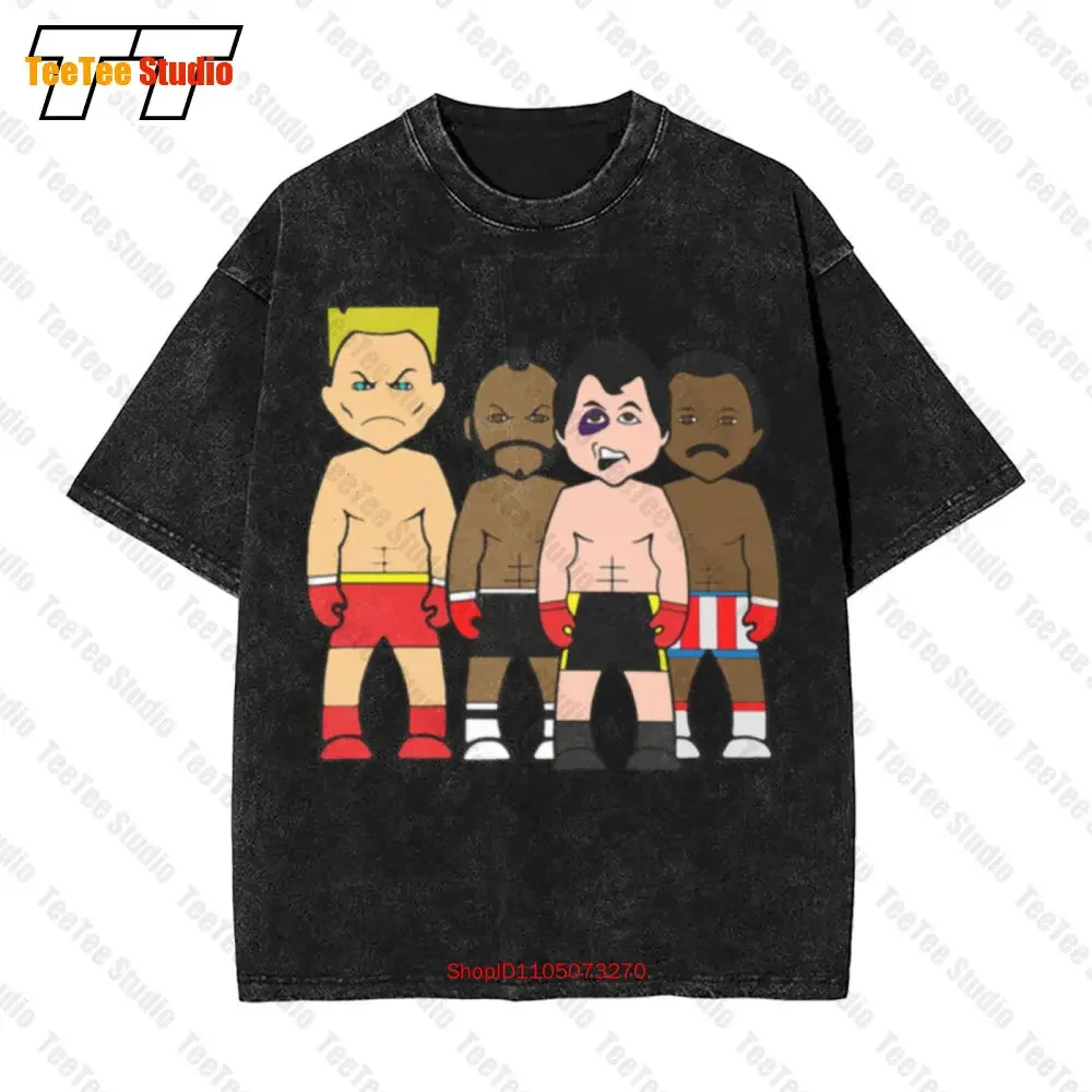 Rock N Rivals By Vipwees Inspired By Boxing Vintage Oversized T-Shirt FD47
