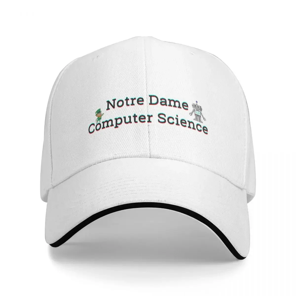 Notre Dame Computer Science Bonés de beisebol Snapback Moda Chapéus de beisebol respirável casual ao ar livre unissex policromático