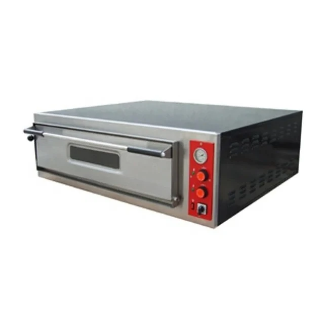 

1 Deck 500 Degrees High Production Profession Stainless Steel Material Accurate Temperature Control Electric Pizza Oven