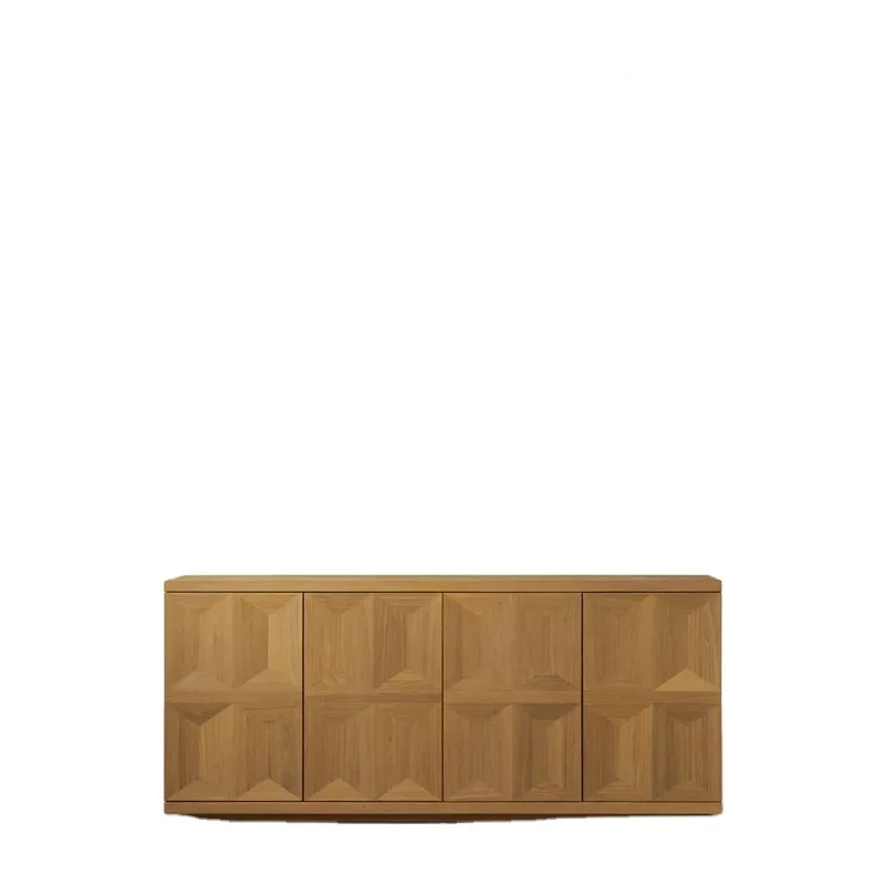 custom.American-style Simple Solid Wood Sideboard, American-style Retro Carved Entrance Cabinet, TV Cabine