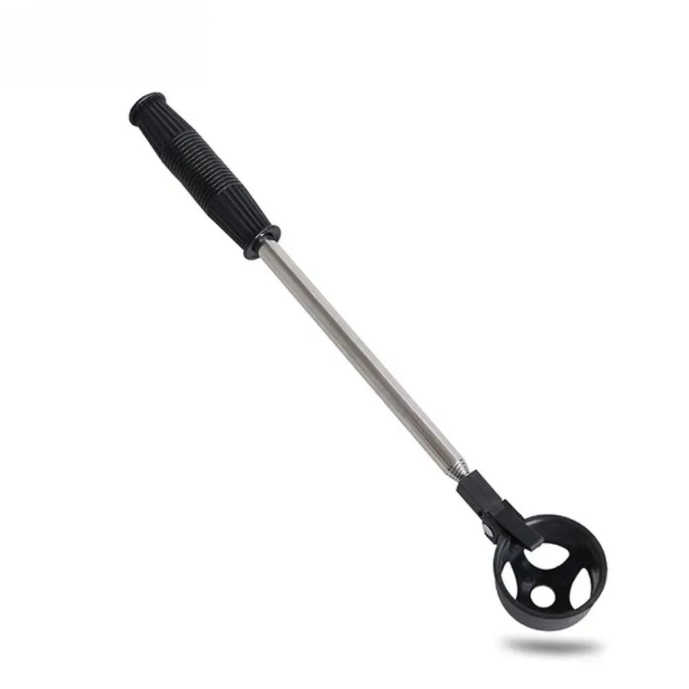 Extendable Telescopic Golf Ball Retriever Automatic Locking Non-Slip Handle Portable Golf Ball Picker Rounded Head 8 Sections