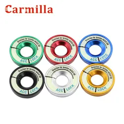 Aluminum Car Ignition Key Ring Ignition Switch Cover Trim for Skoda Octavia Combi A7 Rapid Fabia Yeti for Seat Leon Ibiza Cuptra