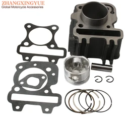 70cc 47mm Big Bore Cylinder Block Kit For Aprilia SR Motard 50 Scarabeo 50cc 4V 4T Scooter Engine Parts