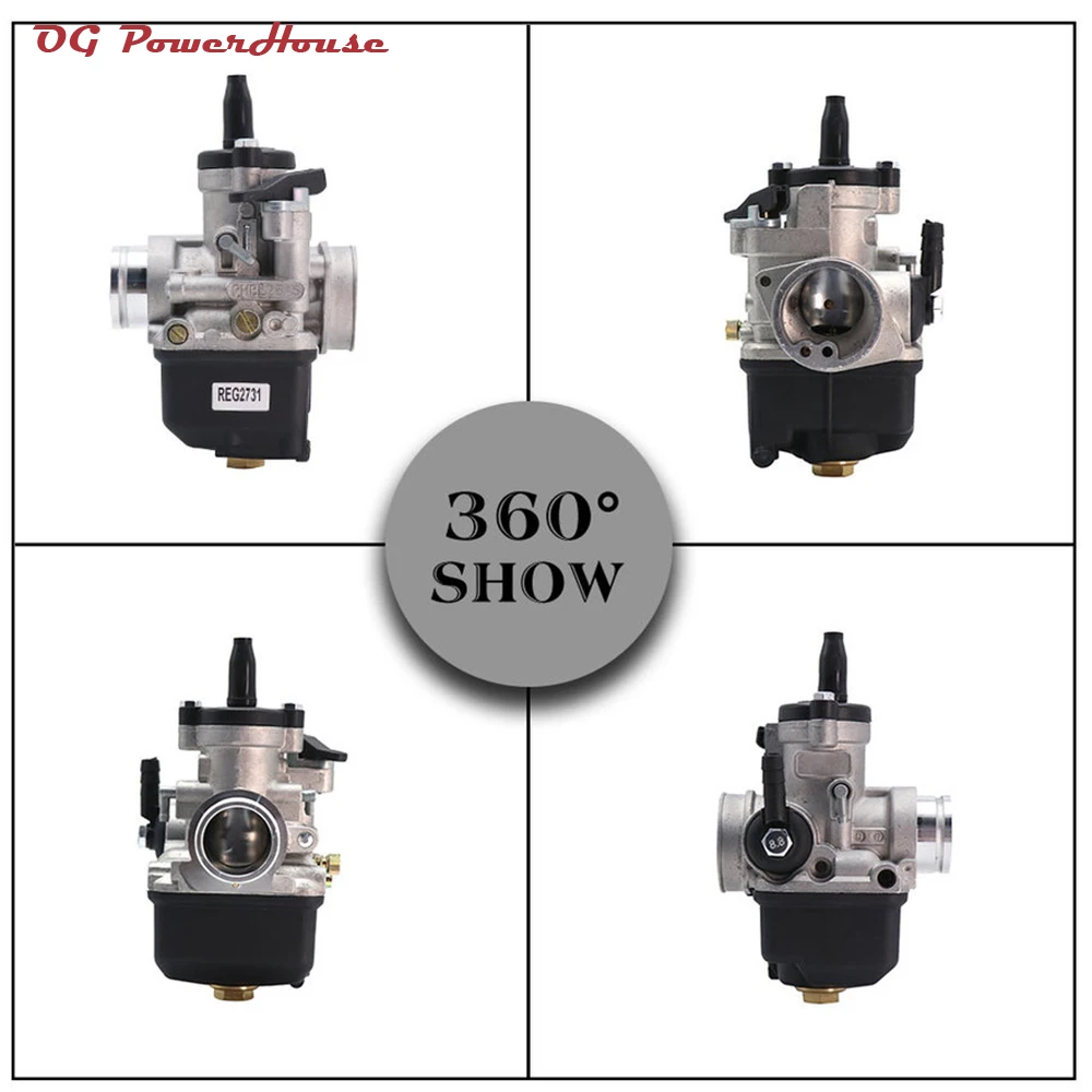 Motorcycle Carburetor PHBL 25BS 2T(A) R2731 PHBG 25mm Carburetor For ATV Quad Go Kart Dirt Bike Zip50 Skipper 125 2T Carburetor