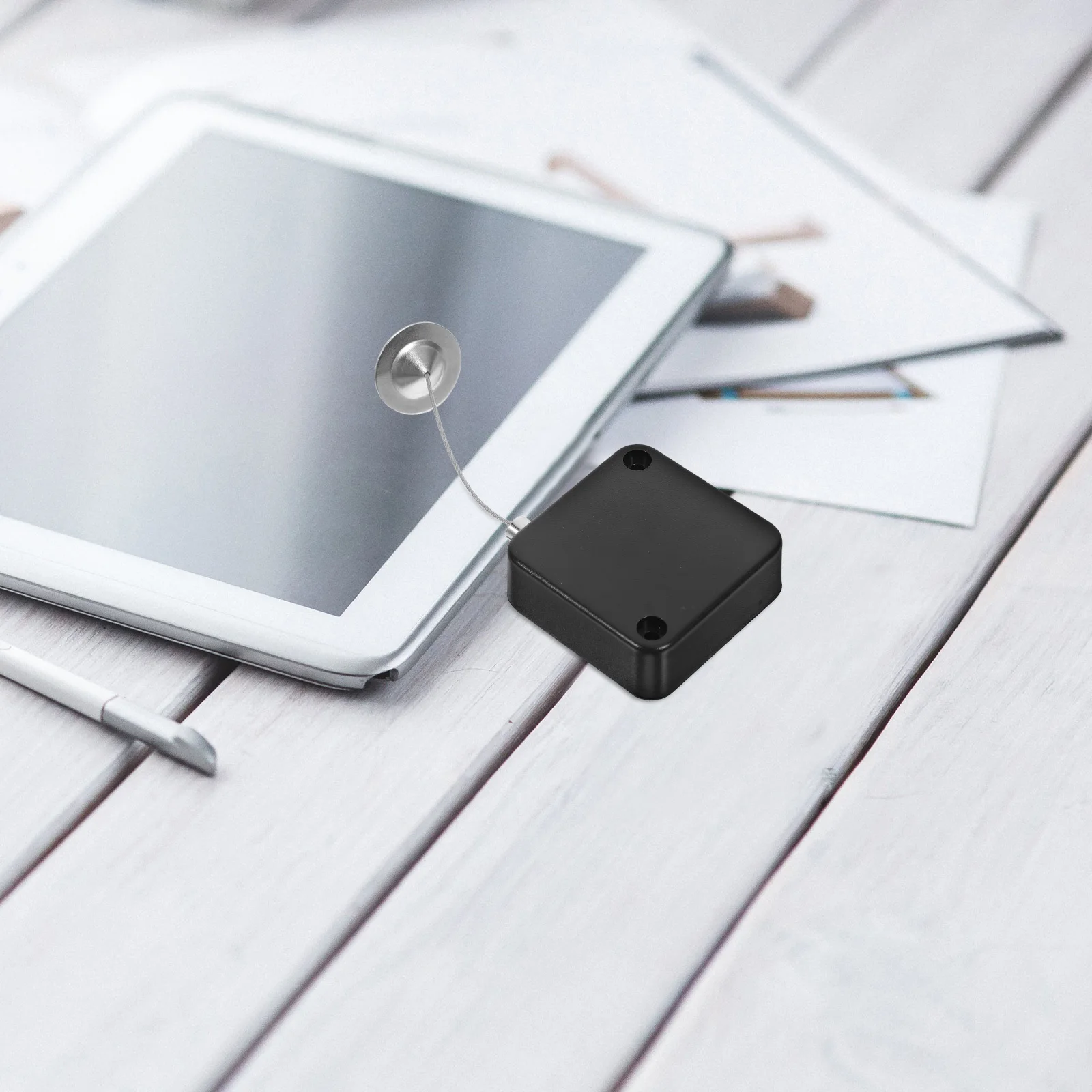 

1Set Anti Lost Steel Wire Holder Retractable Cable Box for Secure and Tangle-Free Cable Management in Any Setting