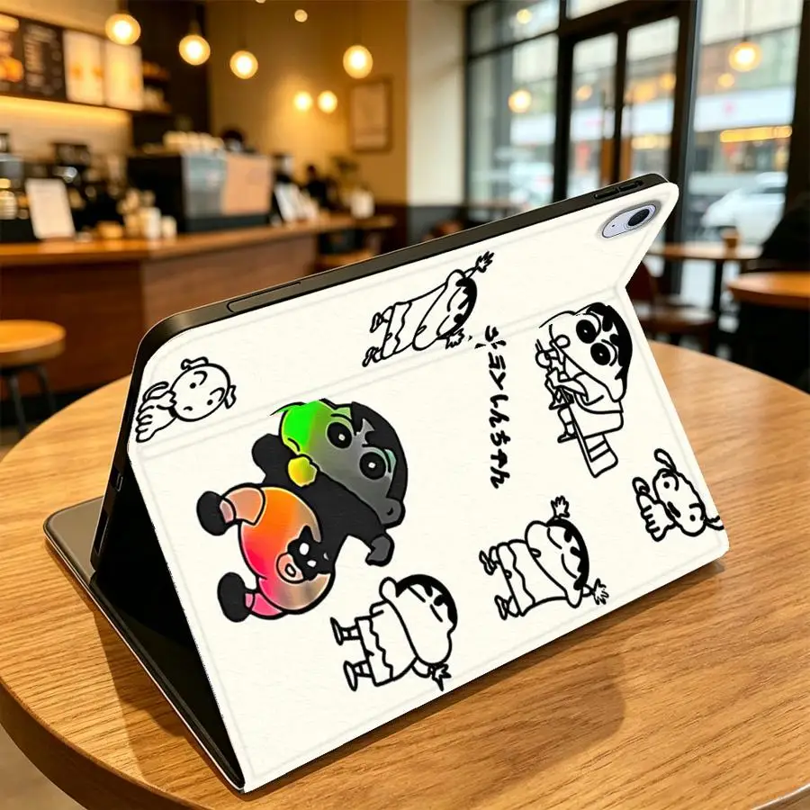 Case for Samsung Galaxy Tab S9+ S10 Lite S10FE A8 A11 S11 S7 S8+ S10 Plus A7 Lite A9Plus S9 FE With Pencil Holder Cartoon Cute