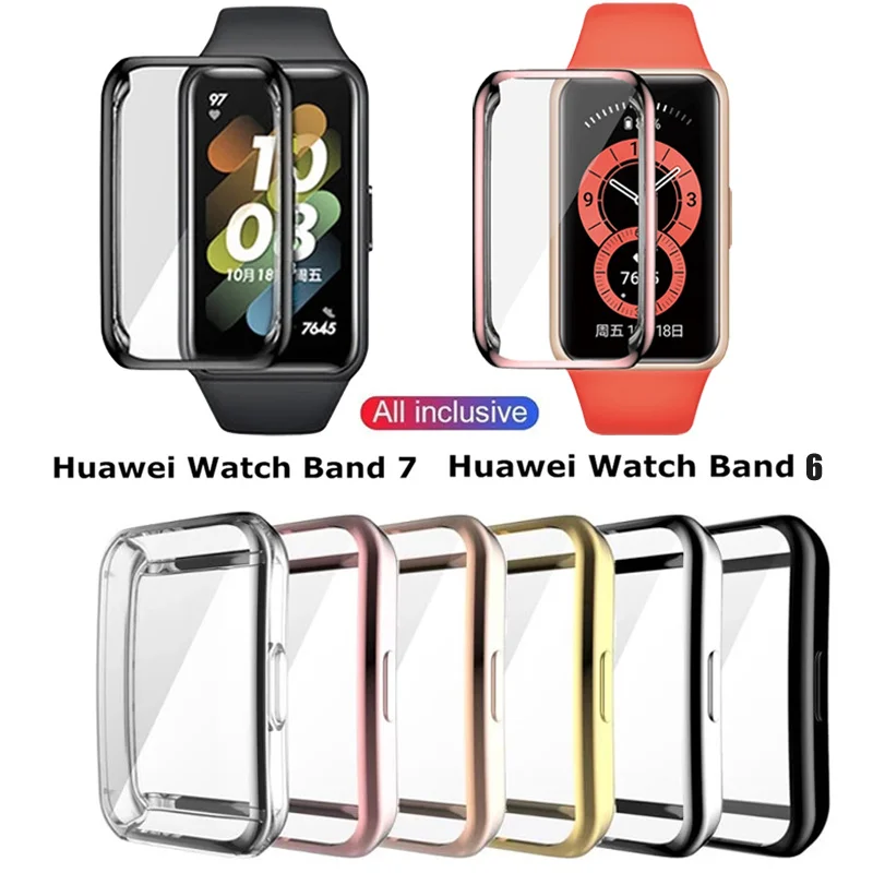 Replacement Strap For Huawei Band 6/7 Strap Silicone Watch Strap For Huawei Band 7 Strap For Huawei Watch Band 6 Bracelet