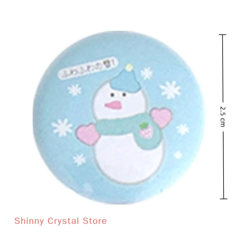 6Pcs Cute Cartoon Mini Cartoon Retro Button Badge Kawaii Kids Backpack Pencil Bag Handheld DIY Decorative Brooch Pin Accessories