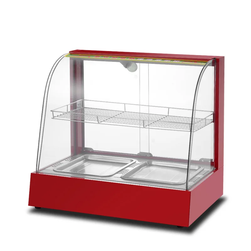 

Commercial desktop heating and insulation cabinet, display, cooked food thermostat cabinet