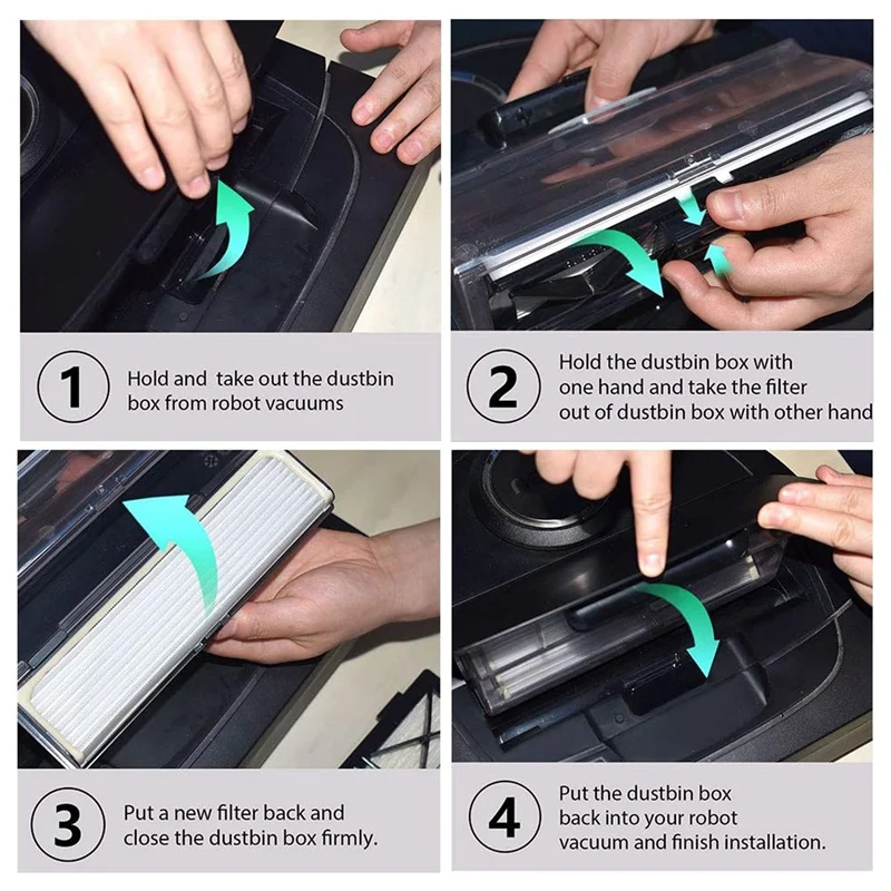 Filtri ad alte prestazioni Combo Brush pezzi di ricambio accessorio per Neato Botvac D Series D75 D80 D85 Connected Series D3 D4 D5 D6