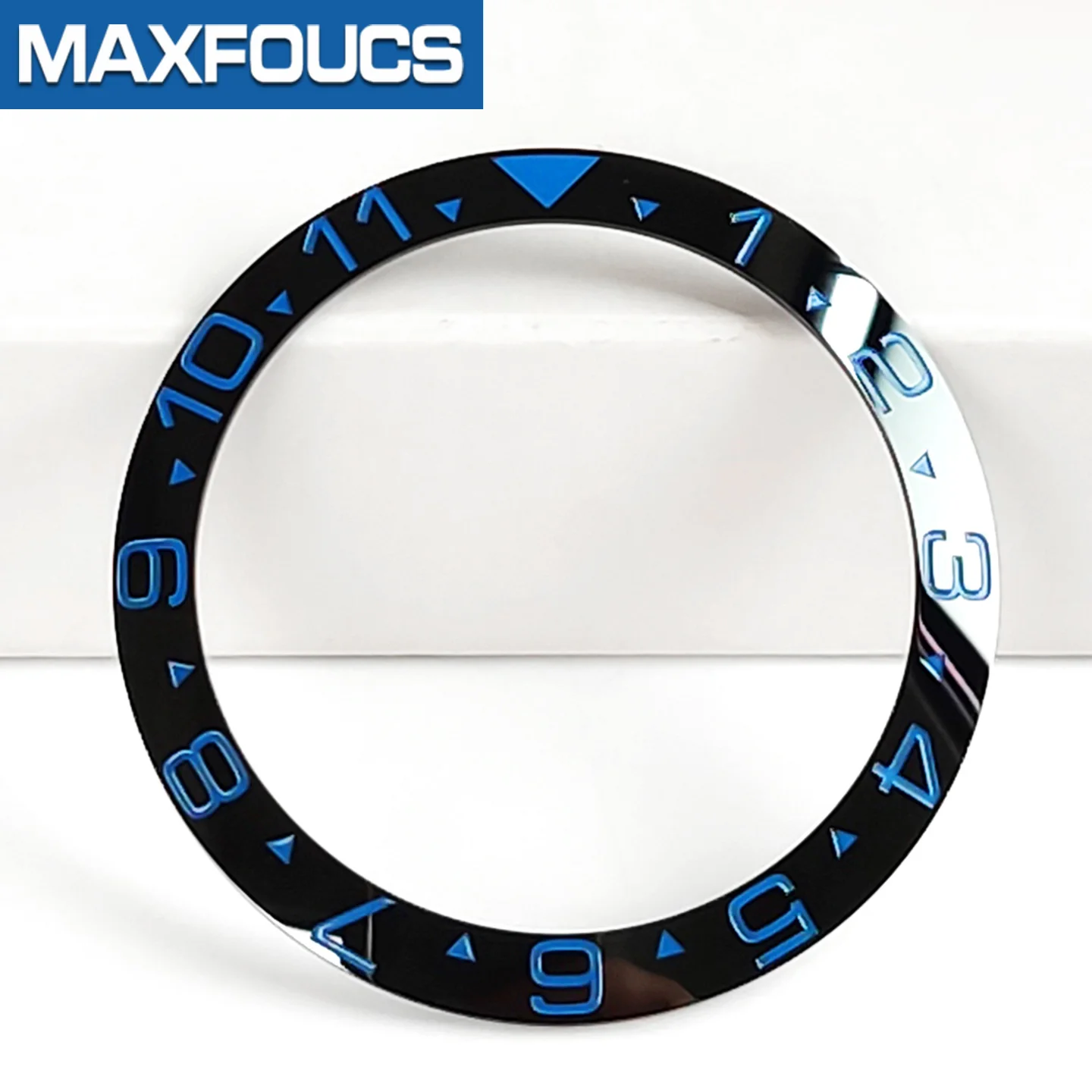 Schräge Keramik-Lünetteneinlage 38x30,6mm MOD SKX007 SKX Divers Passend für 31,5x30,5mm Kristallglas Schwarzes Uhrenzubehör – Detail 12