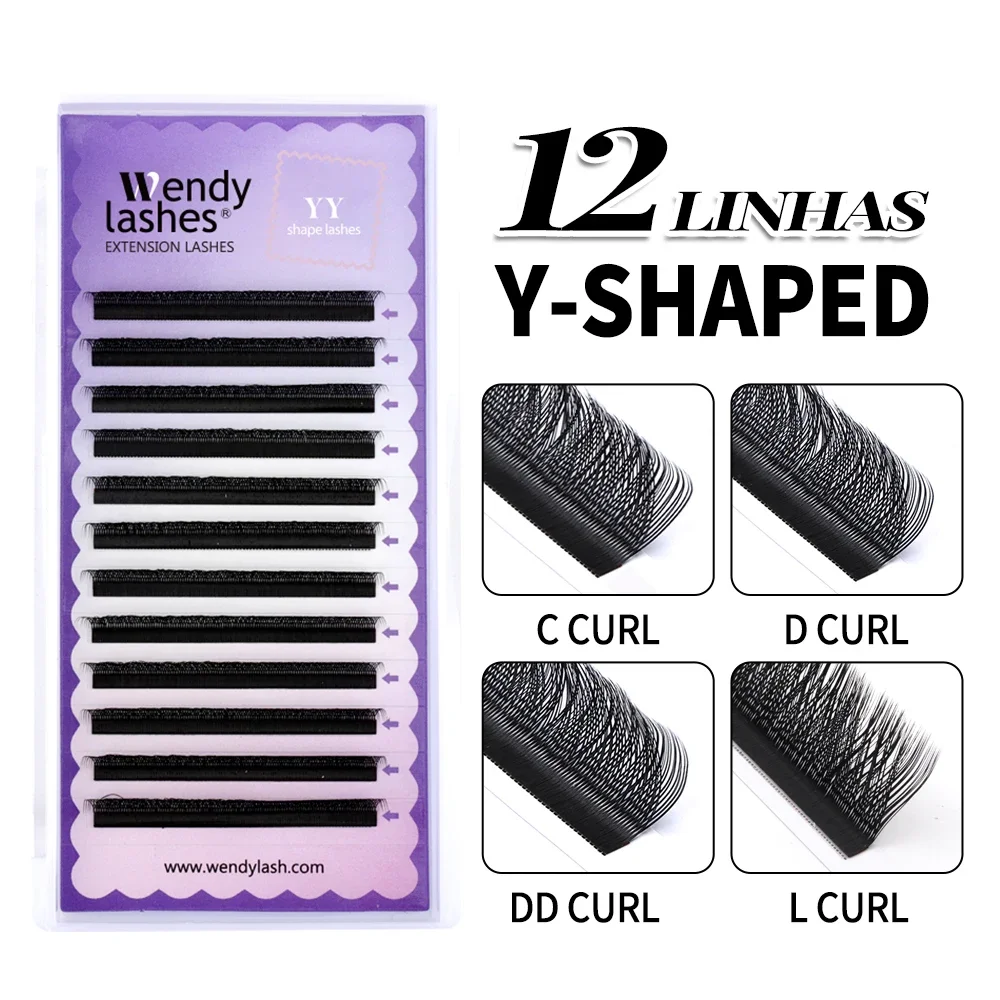 Wendy Lashes false eyelashes YY Shape Eyelash Extensions Automatic Flowering W Shape Bloom3D 4D5D8DPremade Supplies Black Lashes