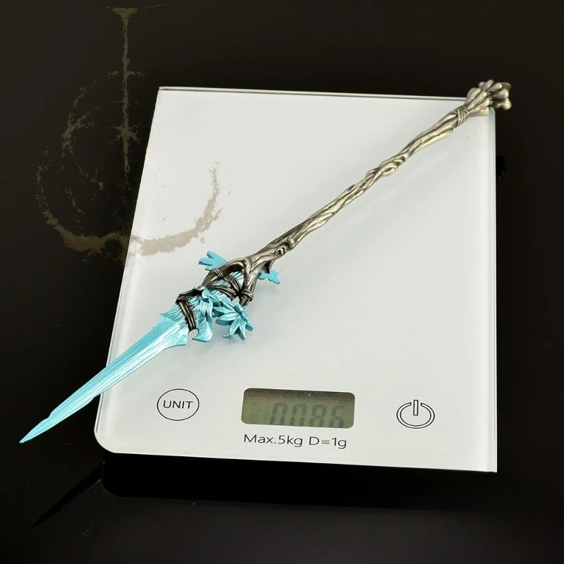 30 cm/11.81in Eldenn Game Perifere Wapen Model Droom Speer Metalen Handwerk Ornament Collectie Desktop Display Gift Speelgoed jongens